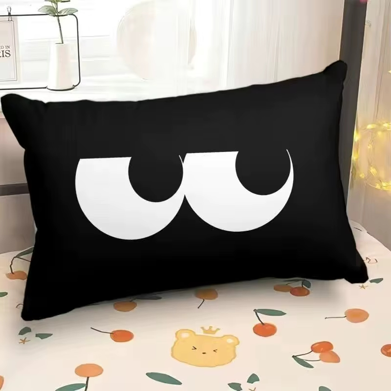 Home Decor Emoji - Funny Emoji Pillowcase Rectangular Decorative Cushion
