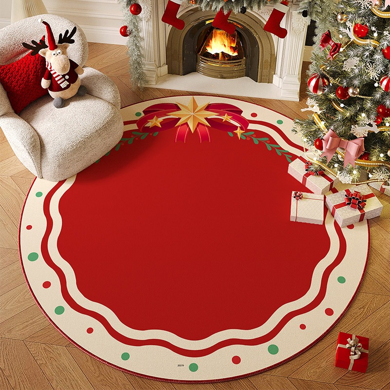 Home Decor Online Game - Round Living Room Carpet Anti-slip Stain-resistant