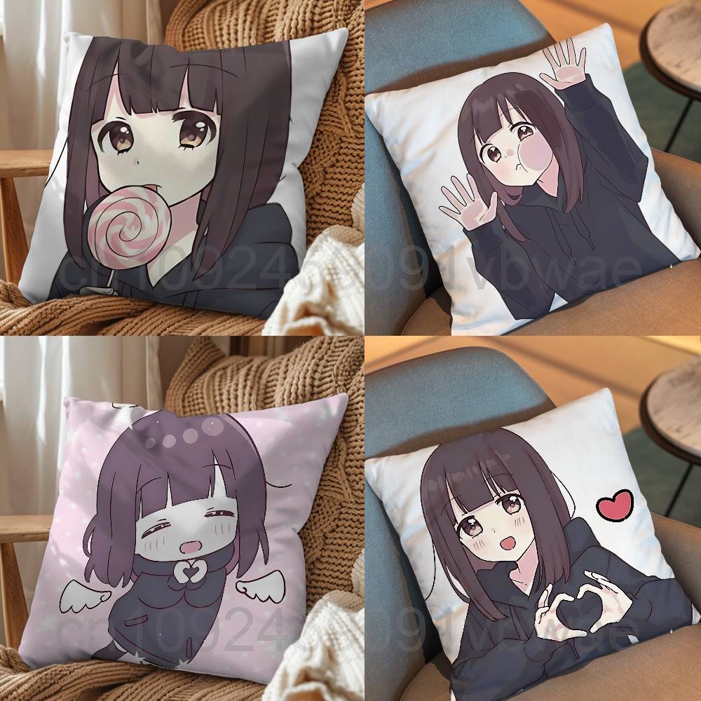 Home Decor Emoji - Emoji Menhera sauce Nanase Kurumi Pillow