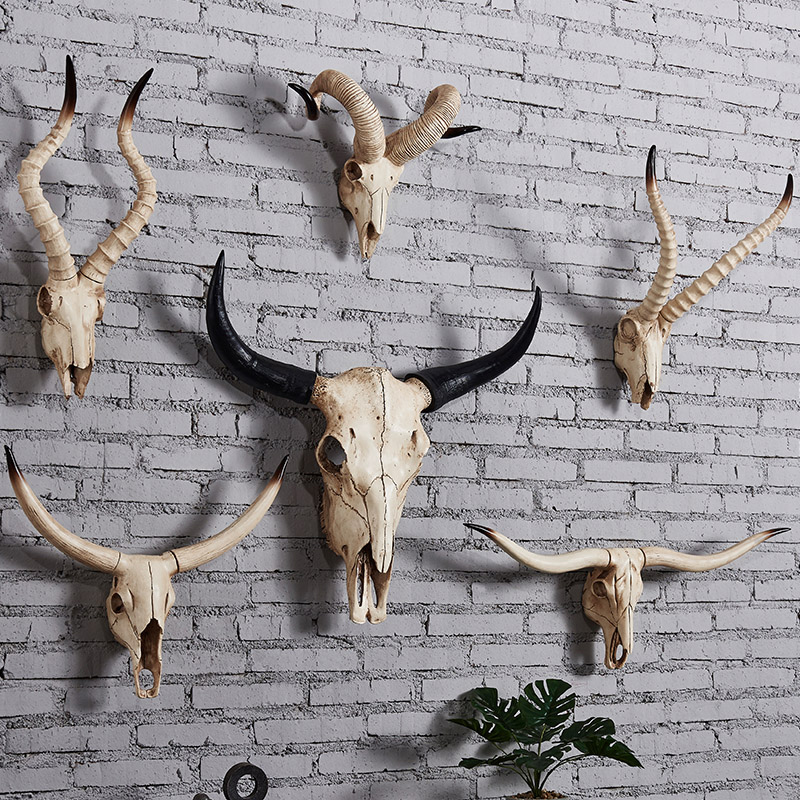 Home Decor On Sale - Artificial Cow Skull Sheep Skull Wall