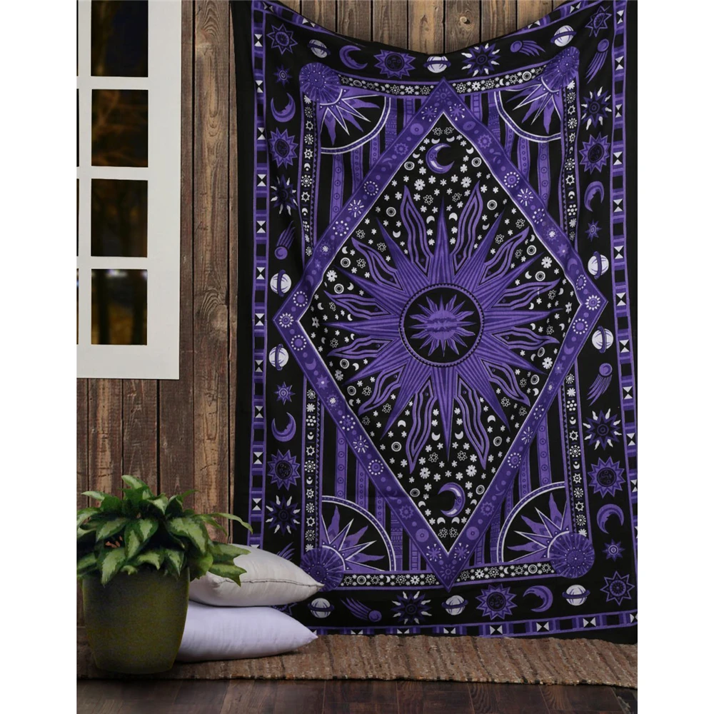 Home Decor Hippie - Indian Tarot Divination Mandala Tapestry Hippie
