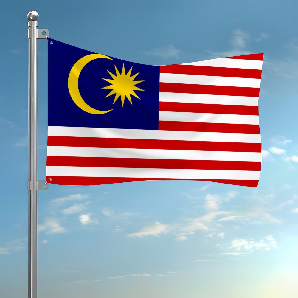 Home Decor Malaysia - Malaysia Flags Custom Wall Hanging Background
