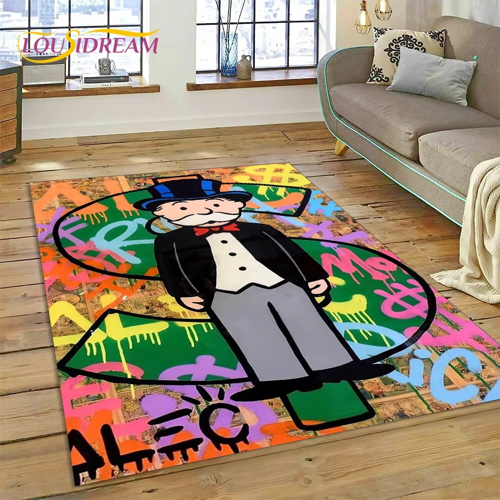 Home Decor Online Game - Game Dollar Monopoly Cartoon Money Rug