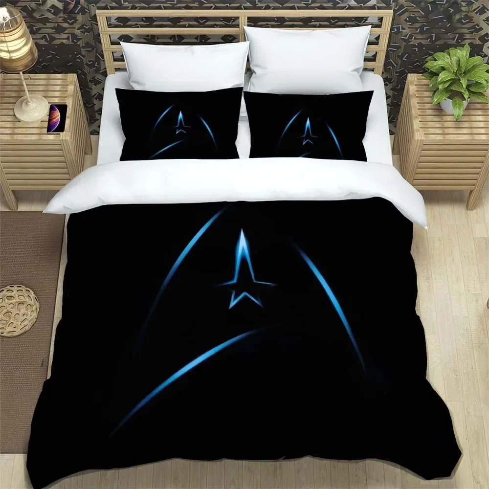 Home Decor Logo - Cartoon Star Trek Logo Duvet Cover