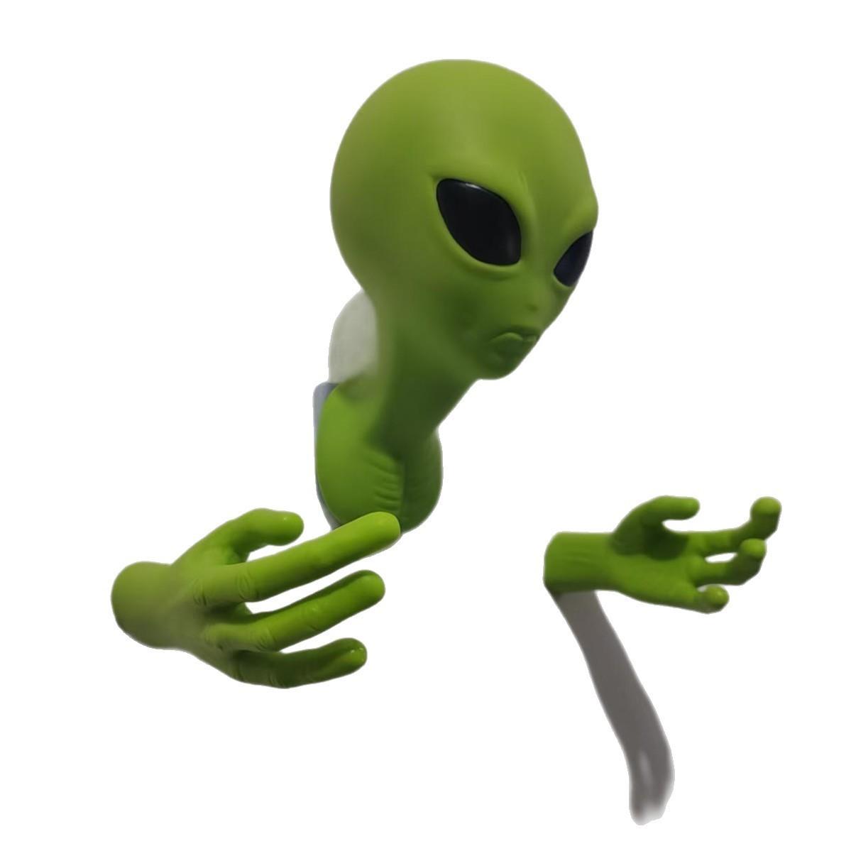 Home Decor Quirky - 1 Green Alien Pendant, 3D Alien