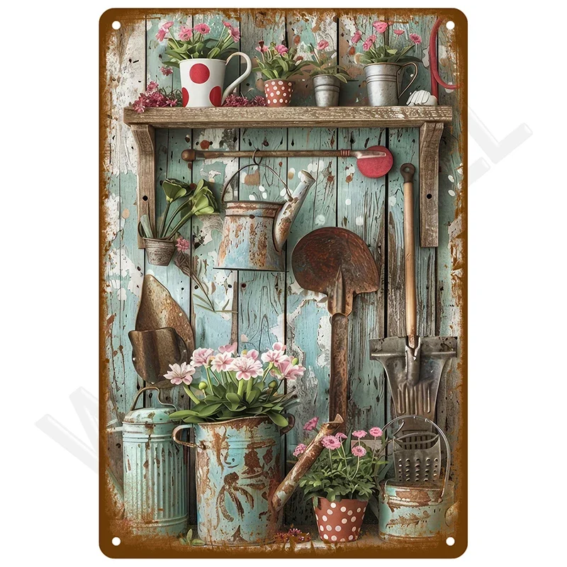 Home Decor Interior - Vintage Bar Metal Signs Bathroom House