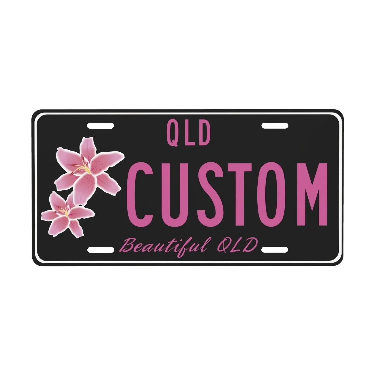 Home Decor Theme - Custom Text Aluminum License Plate, Australian