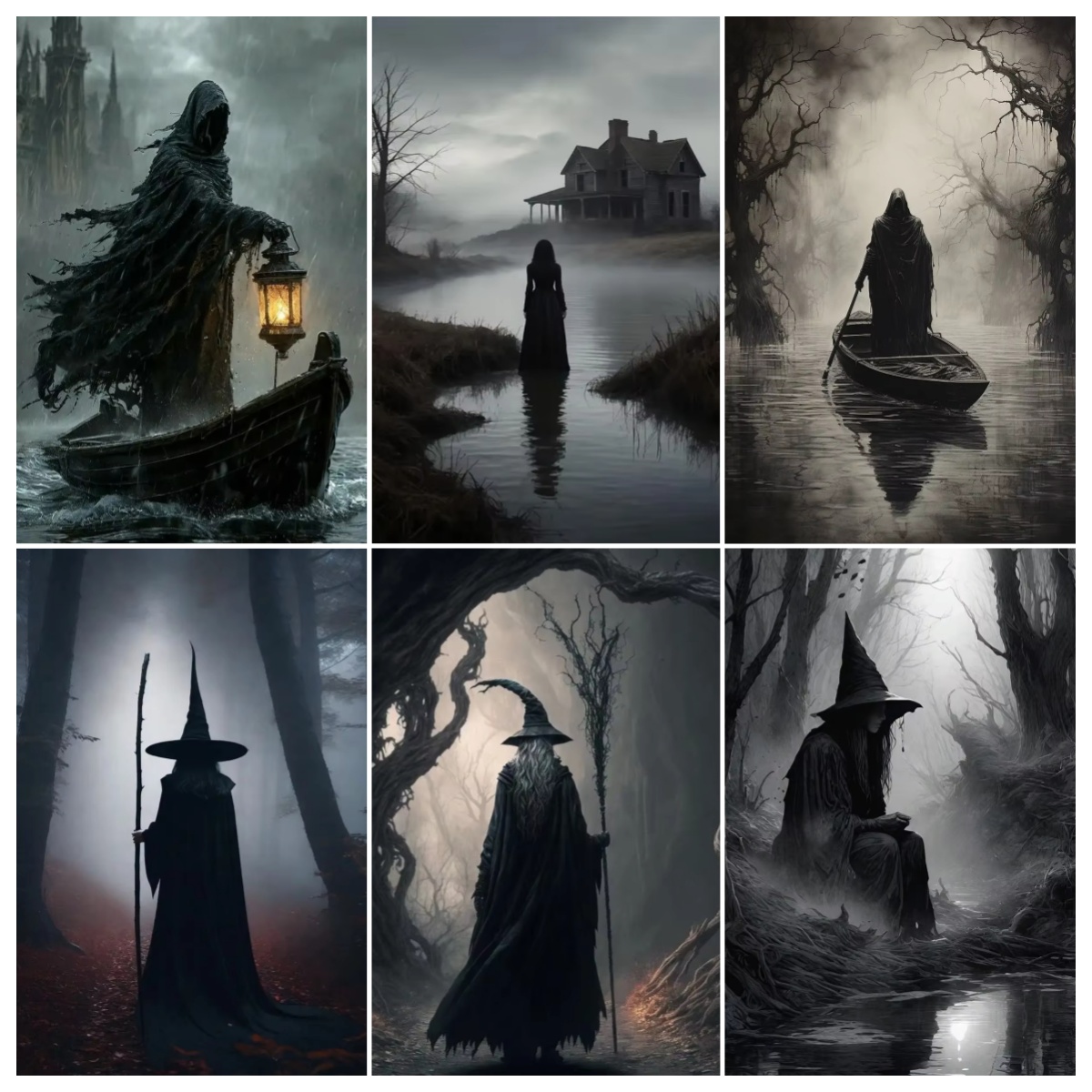 Home Decor Gothic - 1pc frameless Dark Academia Art The
