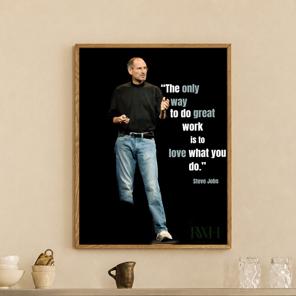 Quote Steve Jobs Quotes Poster - Home Decor Jobs ulasan dan harga