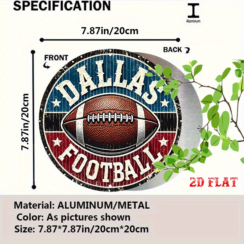 2D Flat, 1pc Dallas Football R - Home Decor Dallas ulasan dan harga