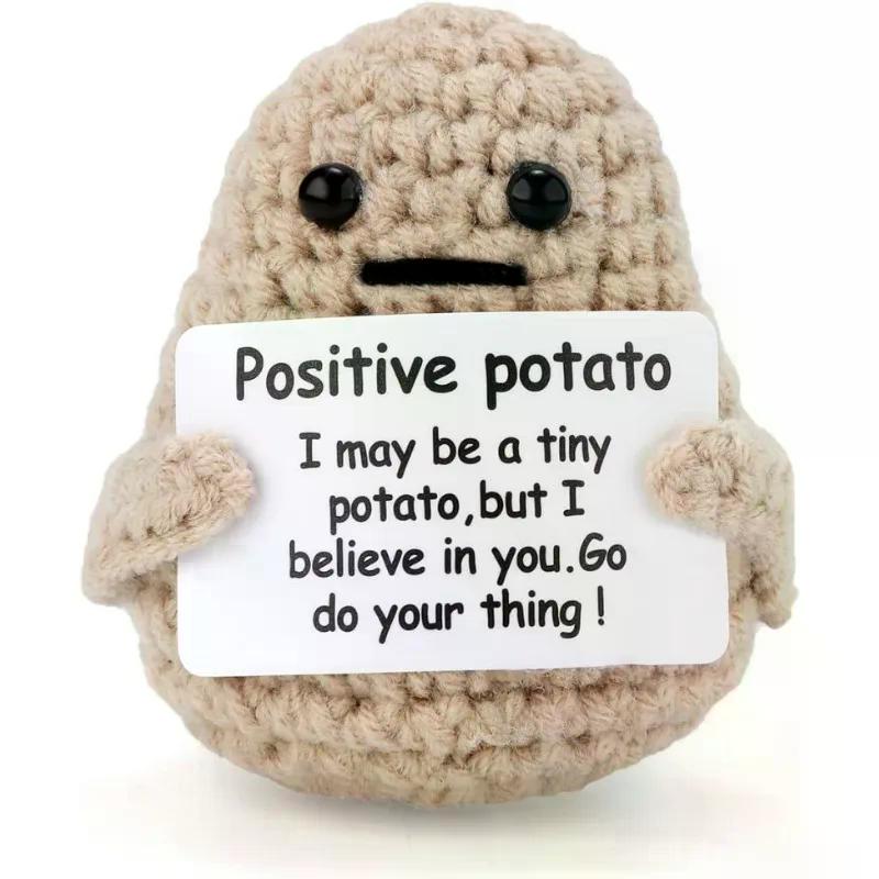 1pcs Hand Knit Doll Positive E - Home Decor Emoji ulasan dan harga
