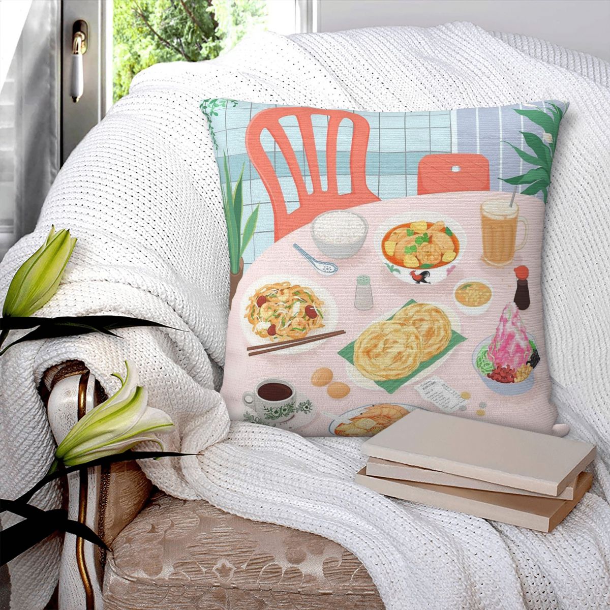 Kopitiam Food Malaysia Pillowc - Home Decor Malaysia ulasan dan harga