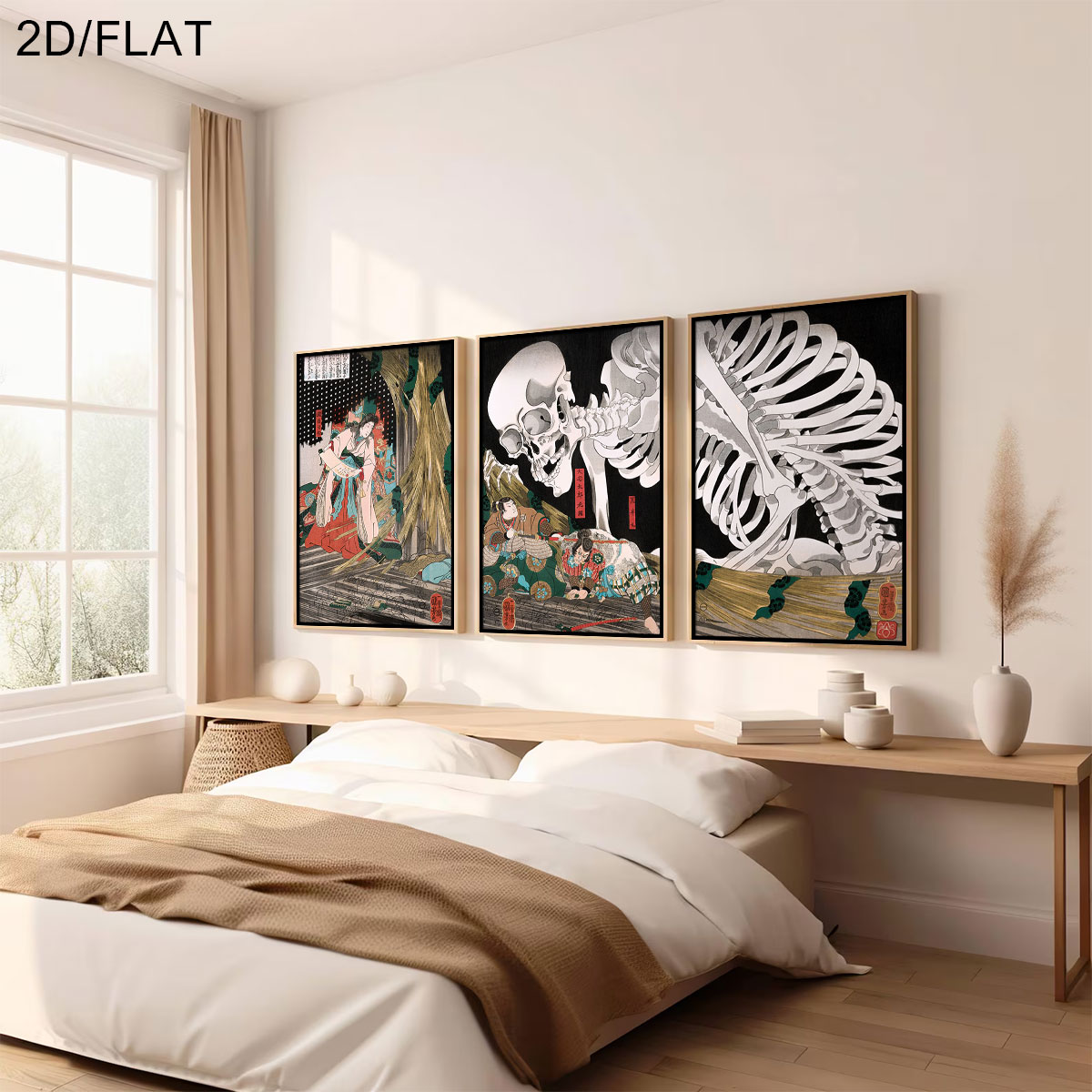 3pcs Retro Japanese Takiyasha  - Home Decor Quirky ulasan dan harga