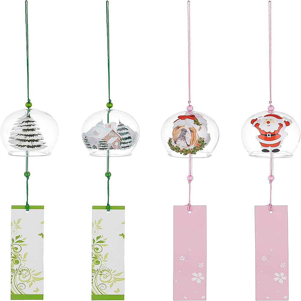 4Pcs 4 Style Wind Chimes Chris - Home Decor Theme ulasan dan harga