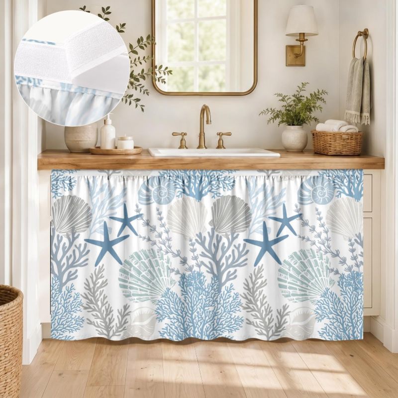 VIKAMA Nautical Blue Sea Shell - Home Decor Nautical ulasan dan harga