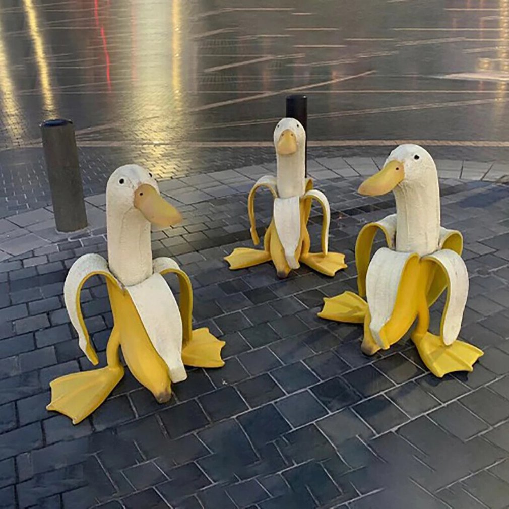 Banana Duck Creative Garden De - Home Decor On Sale ulasan dan harga