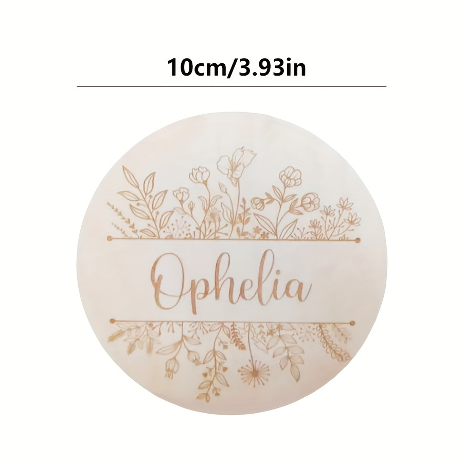 Personalized Floral Engraved N - Home Decor Ideas ulasan dan harga