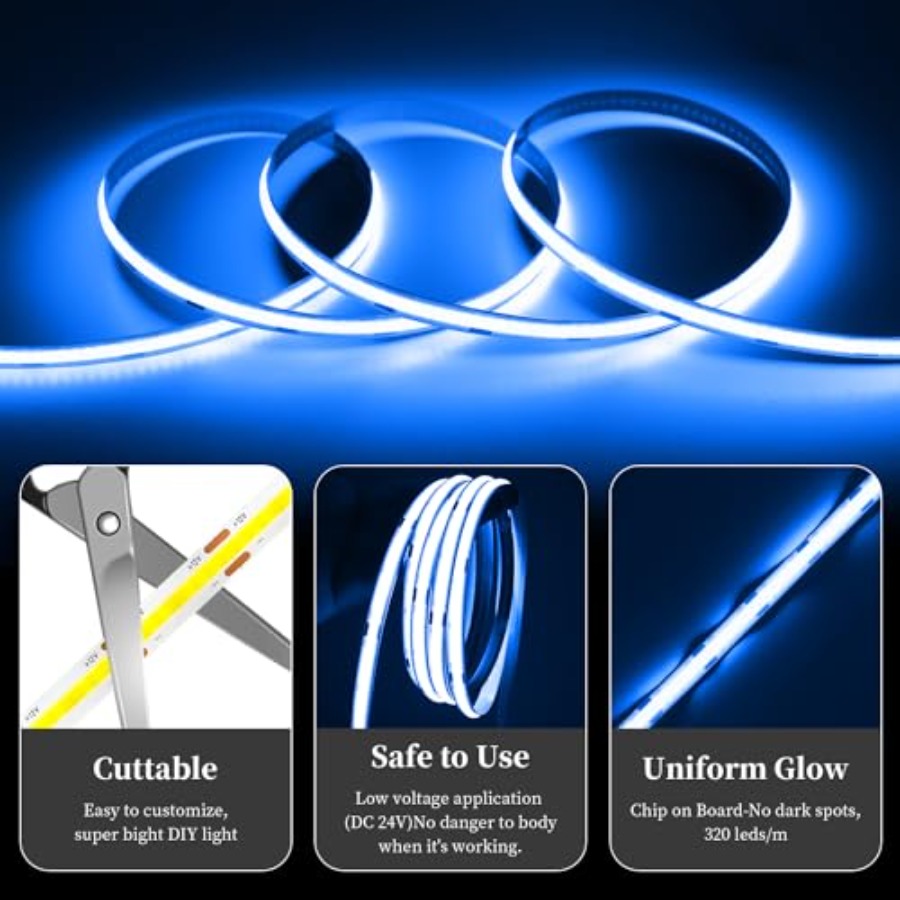 32.8ft/10M COB LED Light Strip - Led Strip Lights ulasan dan harga