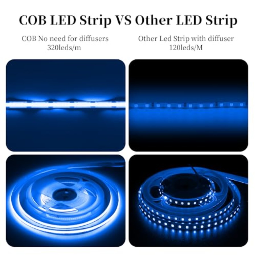 32.8ft/10M COB LED Light Strip - Led Strip Lights ulasan dan harga