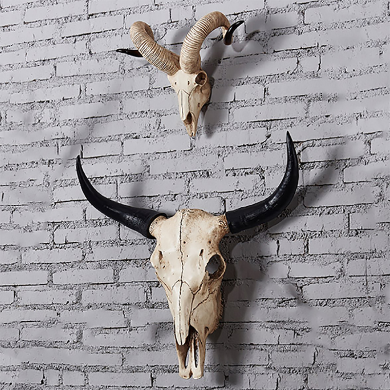 Artificial Cow Skull Sheep Sku - Home Decor On Sale ulasan dan harga