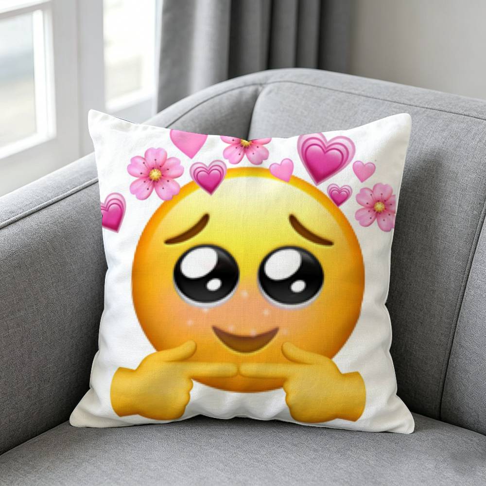 spring-g emojis-s Pillow cover - Home Decor Emoji ulasan dan harga