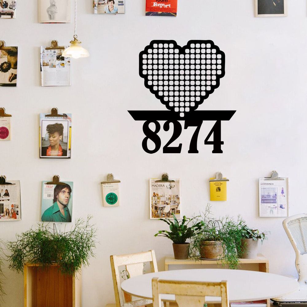 1PC Cool Love Customizable Nam - Home Decor Lovely Home ulasan dan harga