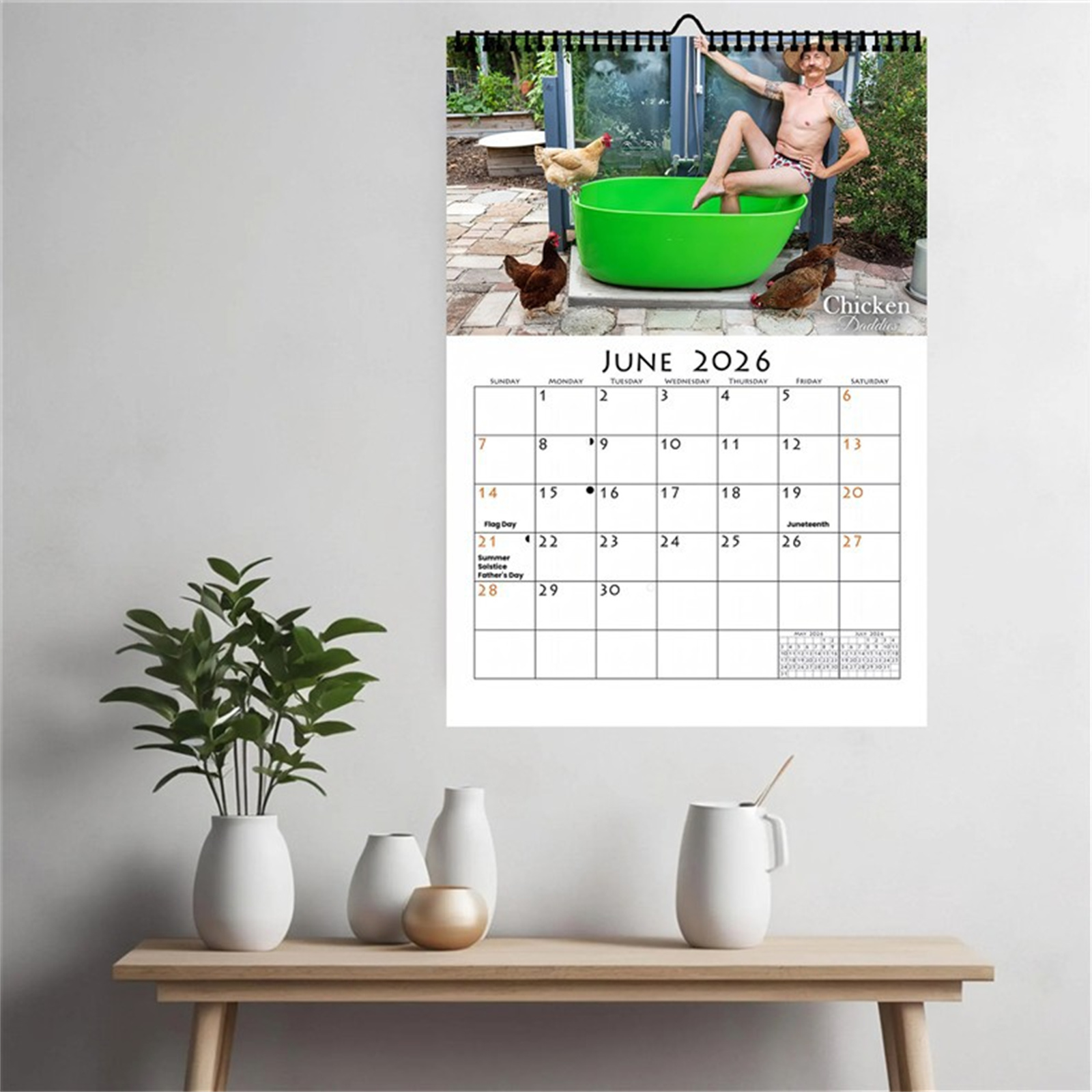 2026 Funny Chicken Daddy Wall  - Home Decor Ideas ulasan dan harga