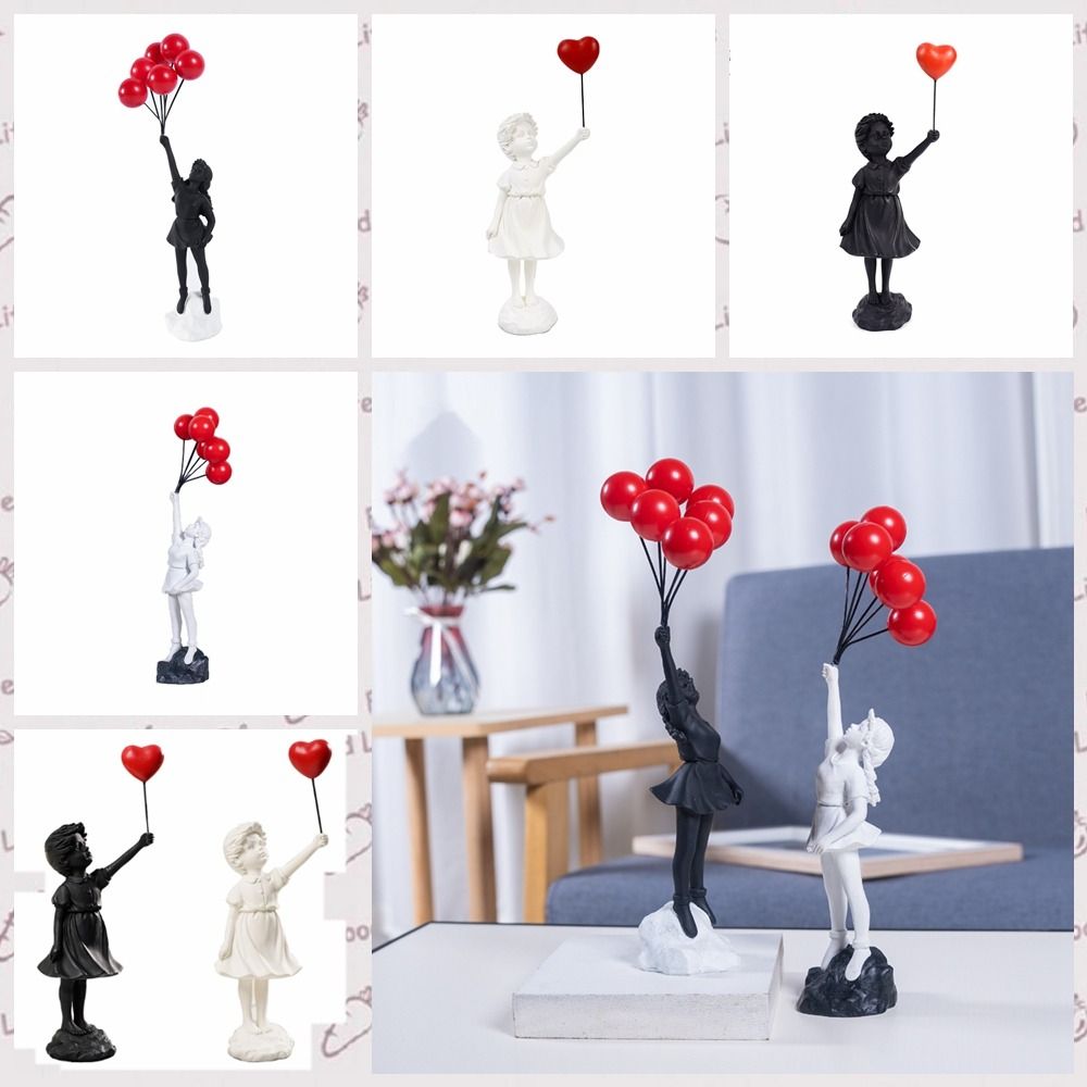 Resin Banksy Figurines for Int - Home Decor On Sale ulasan dan harga