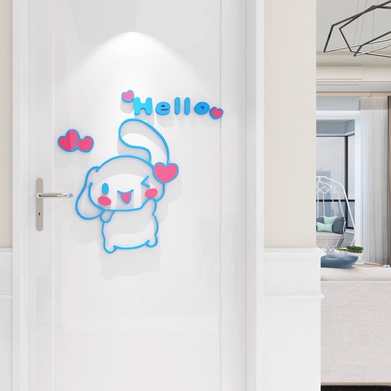 Sanrio Cinnamoroll 3D Acrylic  - Home Decor Wallpaper ulasan dan harga
