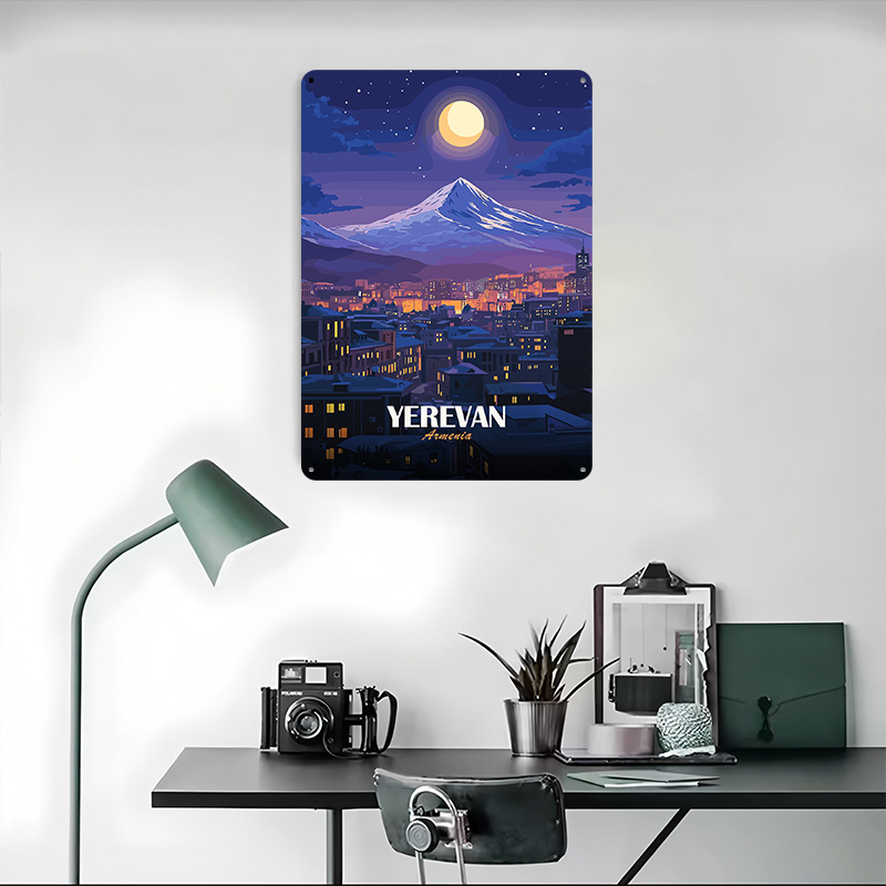Yerevan Armenia Nightscape Met - Home Decor Yerevan ulasan dan harga