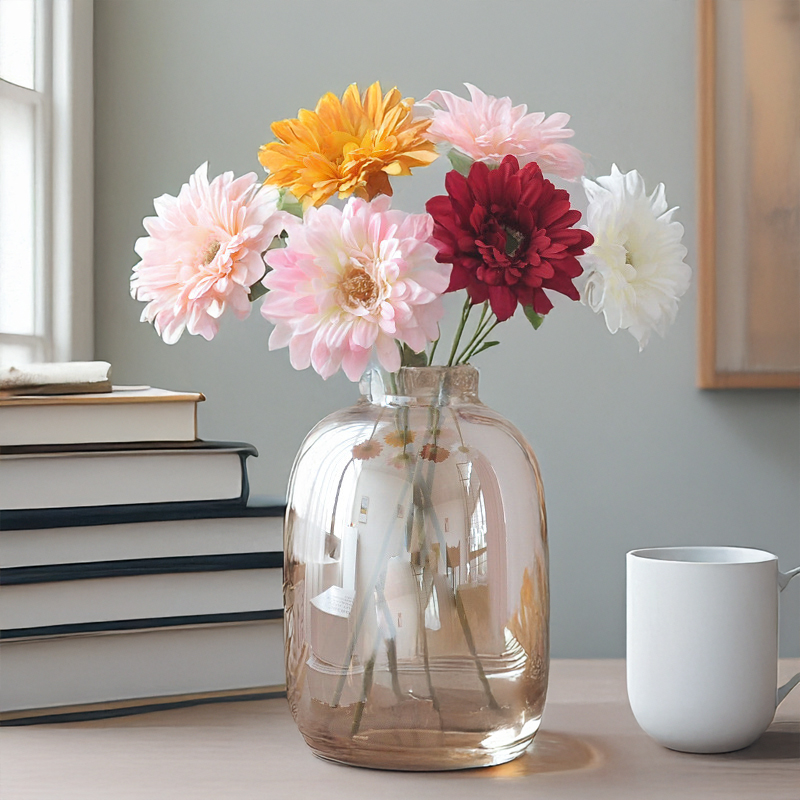 17In Single Gerbera Daisy Arti - Home Decor Daisy ulasan dan harga