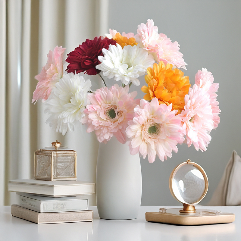 17In Single Gerbera Daisy Arti - Home Decor Daisy ulasan dan harga