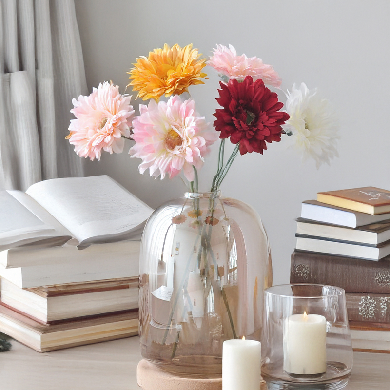 17In Single Gerbera Daisy Arti - Home Decor Daisy ulasan dan harga
