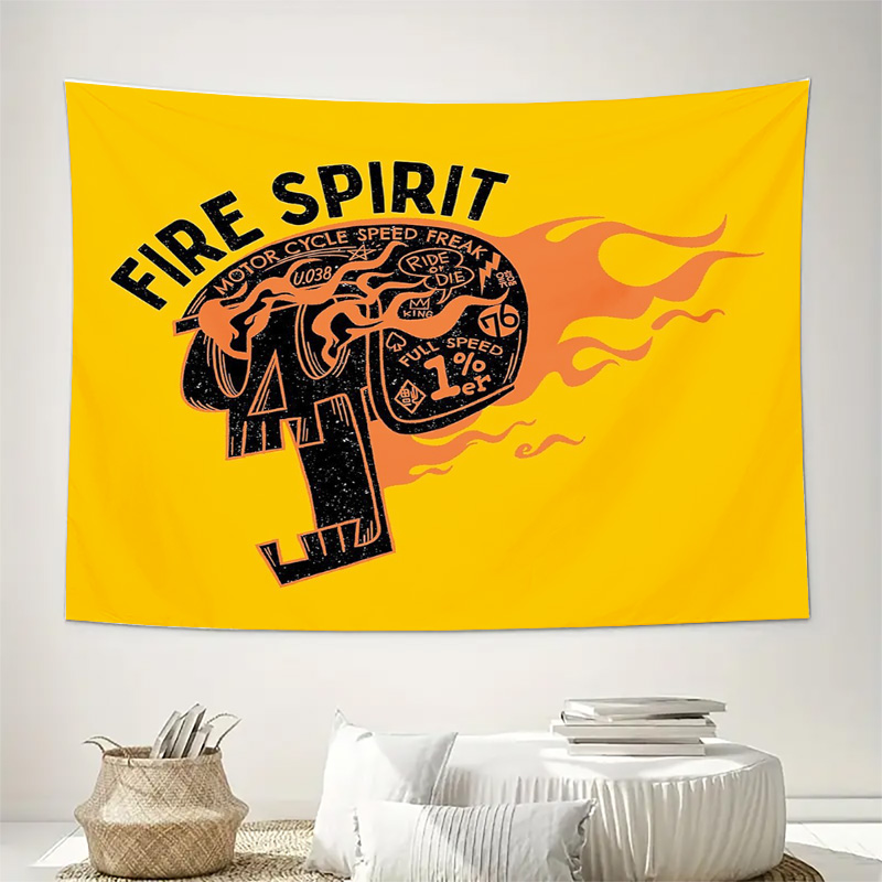 Vintage Motorcycle Wall Tapest - Home Decor Hippie ulasan dan harga