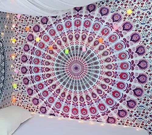 Hippie Mandala Tapestrys India - Home Decor Hippie ulasan dan harga