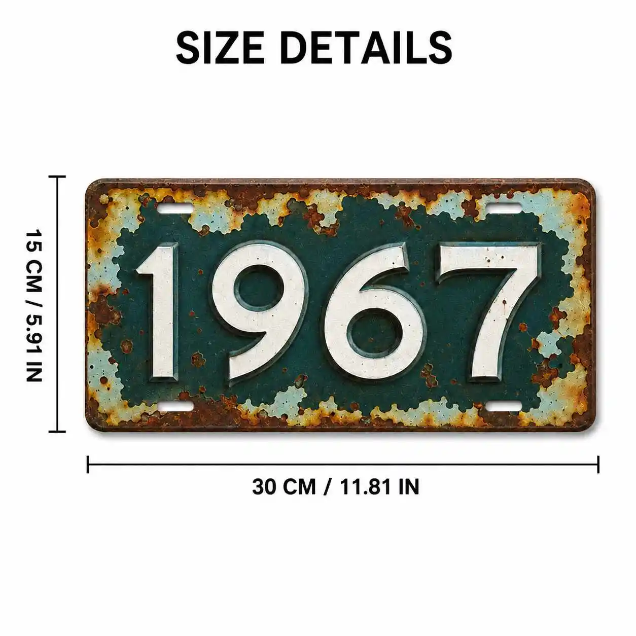 AL Sign - Vintage Durable Meta - Home Decor Yerevan ulasan dan harga
