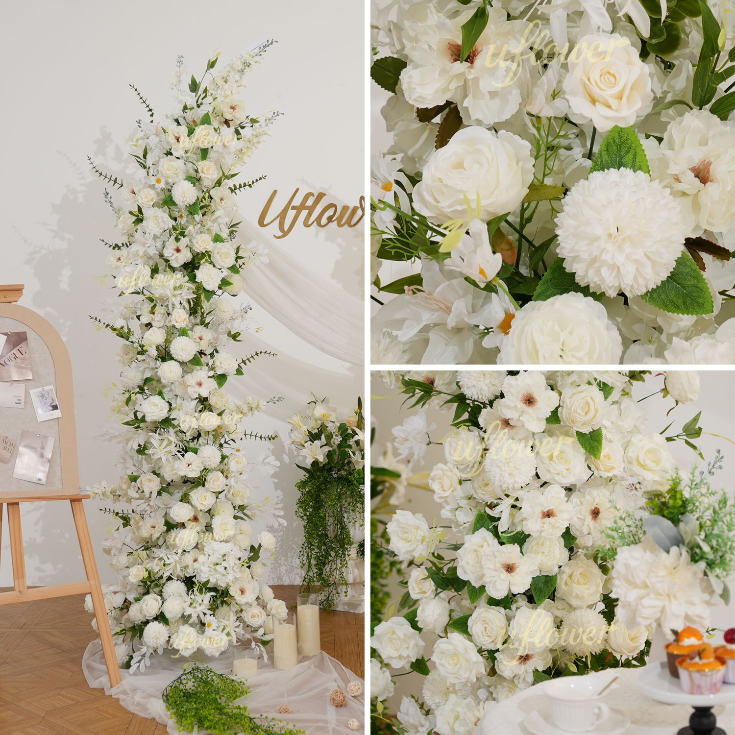 Lawn Wedding Arch Flowers Luxu - Home Decor Daisy ulasan dan harga