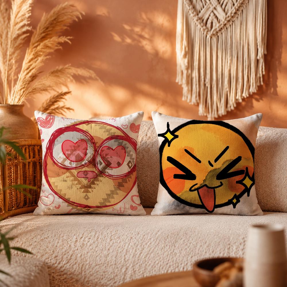 Cute AAdorable Yellow Emojied  - Home Decor Emoji ulasan dan harga