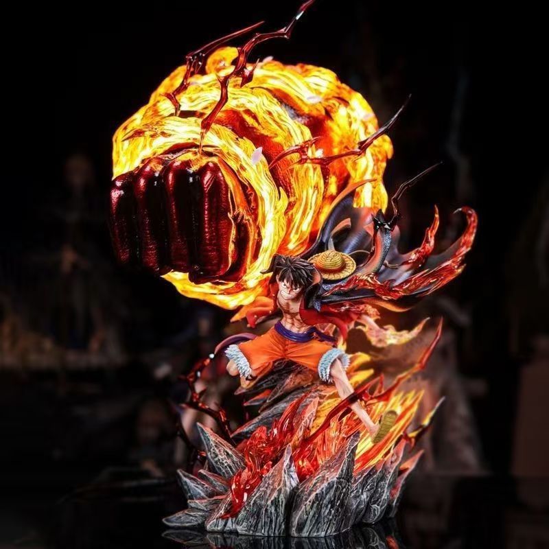 LZ Karmic Fire Luffy 35CM Ligh - Home Decor Quirky ulasan dan harga