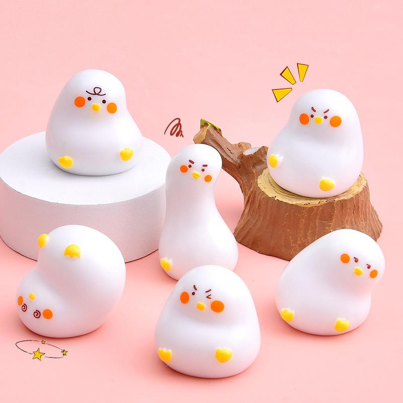 6Pcs Cute Mini White Duck Resi - Home Decor Express ulasan dan harga