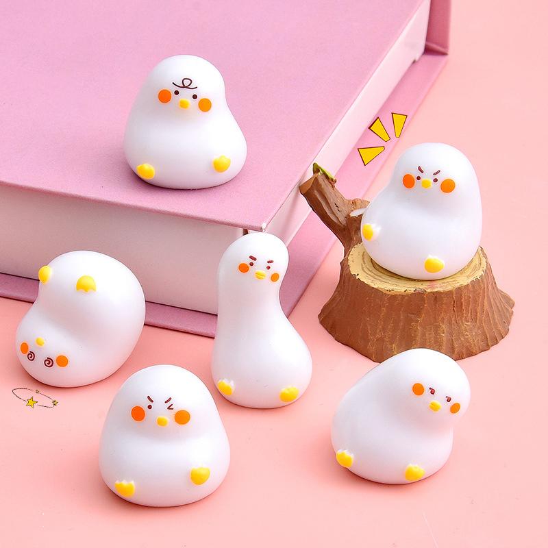 6Pcs Cute Mini White Duck Resi - Home Decor Express ulasan dan harga