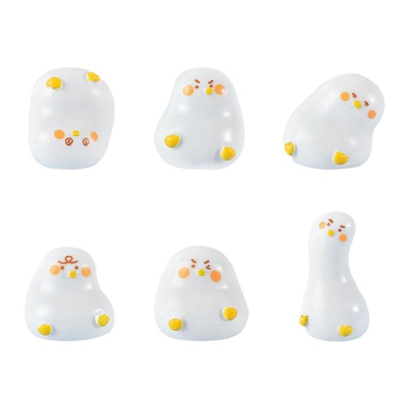 6Pcs Cute Mini White Duck Resi - Home Decor Express ulasan dan harga