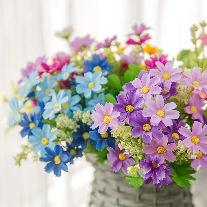 32cm Artificial Flower Jumping - Home Decor Daisy ulasan dan harga