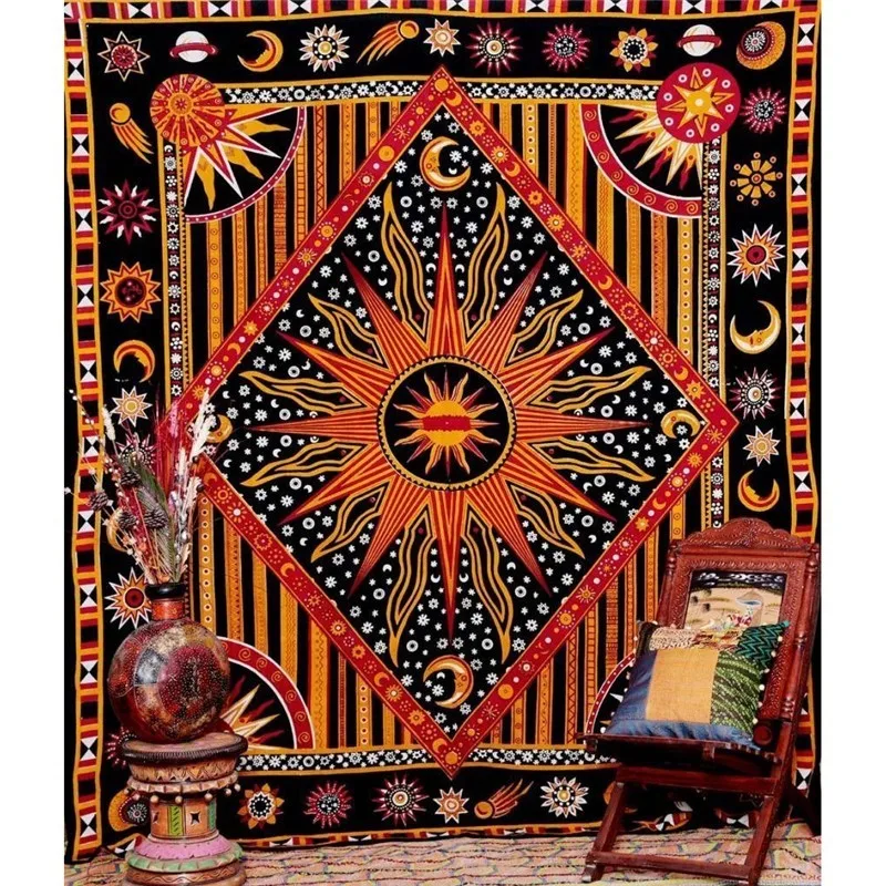 Indian Tarot Divination Mandal - Home Decor Hippie ulasan dan harga