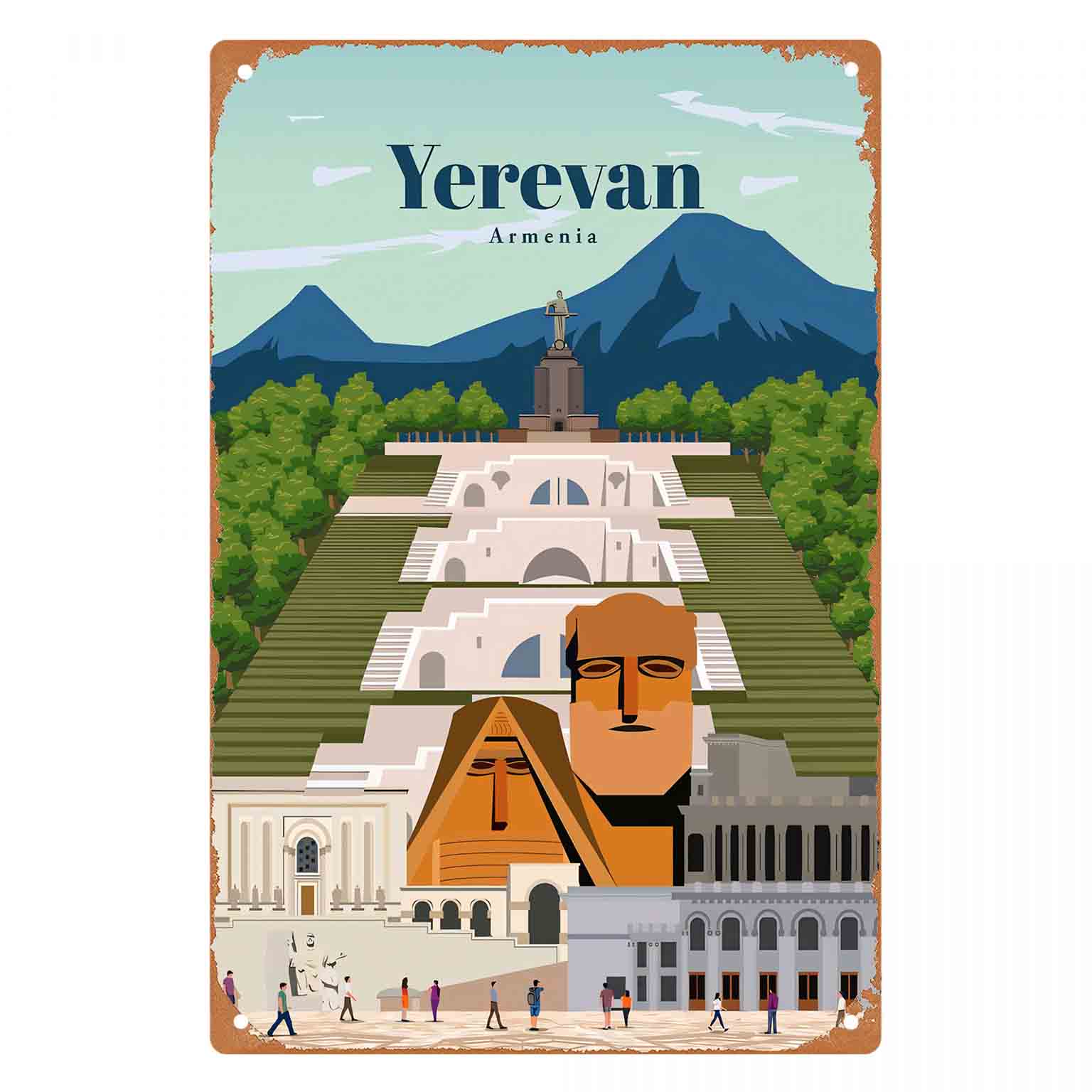 2D FLAT 1pc Yerevan Armenia Ci - Home Decor Yerevan ulasan dan harga