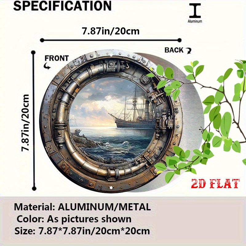 [2D Flat] Vintage Nautical Met - Home Decor Nautical ulasan dan harga