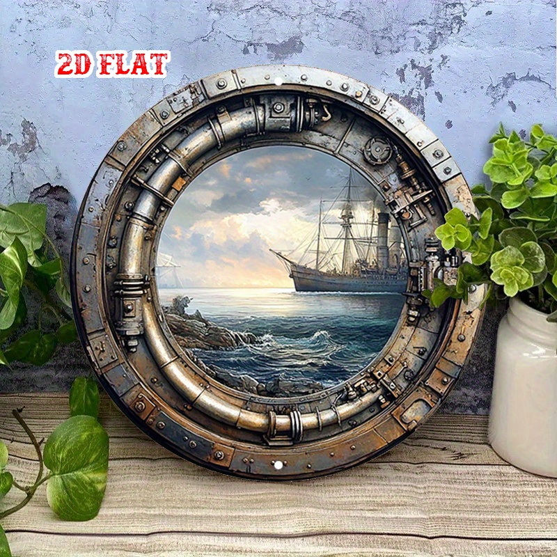 [2D Flat] Vintage Nautical Met - Home Decor Nautical ulasan dan harga