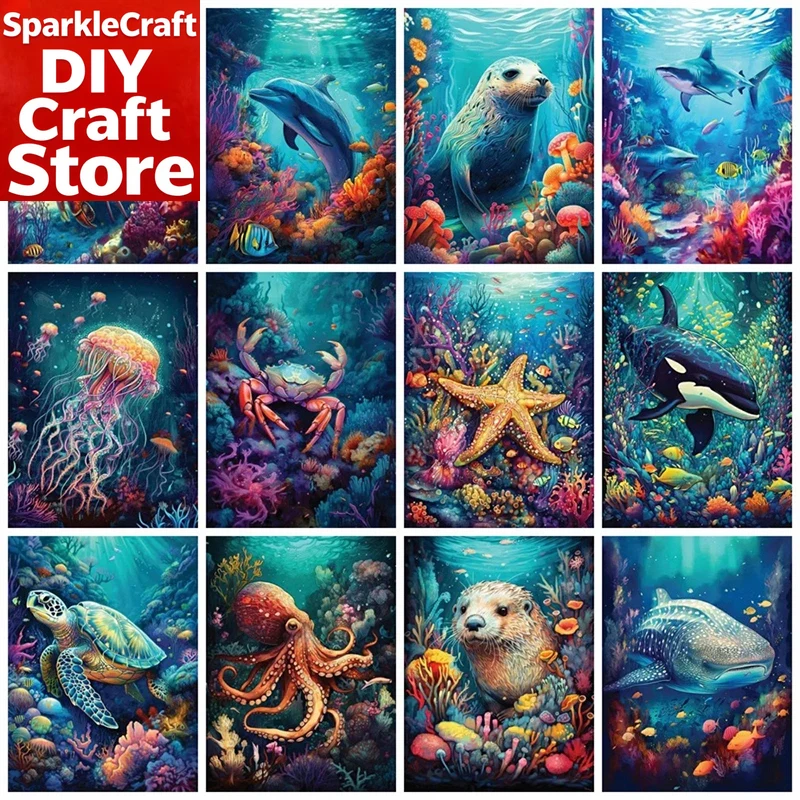 1PC frameless  Full Square Rou - Home Decor Nautical ulasan dan harga