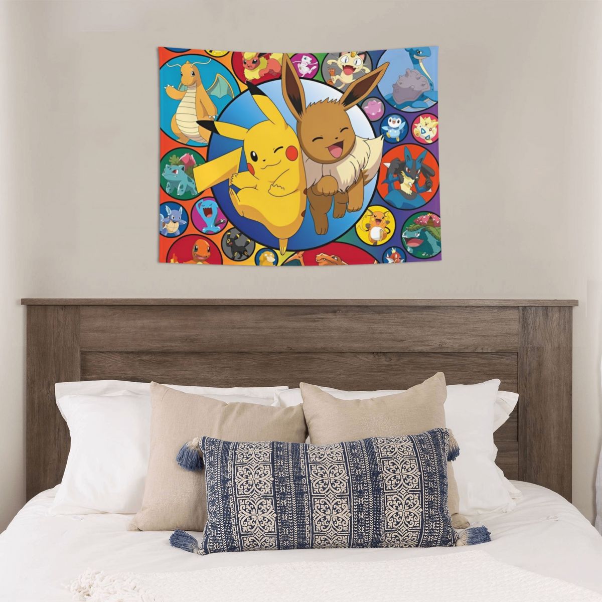 Cute Cartoon Manga Pokemoned   - Home Decor Hippie ulasan dan harga