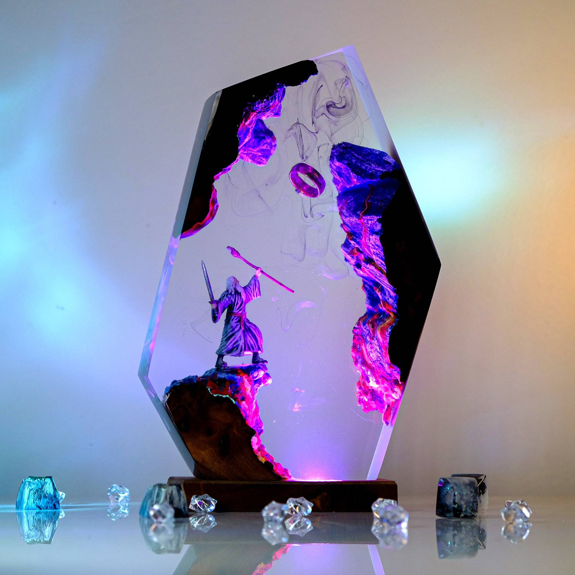Movie Scence Figure Table Resi - Home Decor Ideas ulasan dan harga
